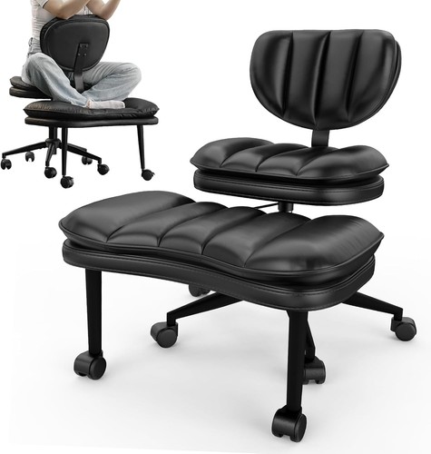 Cross legged office chair - cross,