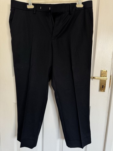 New mens navy trousers - f&f,