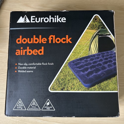 Eurohike flocked airbed - flocked,