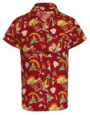 LOUD MENS ALOHA HAWAIIAN SHIRT