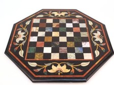 18" Marble Chess Table Top