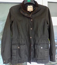 Fat Face Wax Jacket Size 10 Colour Timber