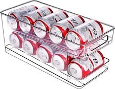 Rolling Can Dispenser Fridge Beer Pop Can Organiser 10 Standard Size 330ML