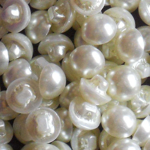 Buttons half pearl - buttons,