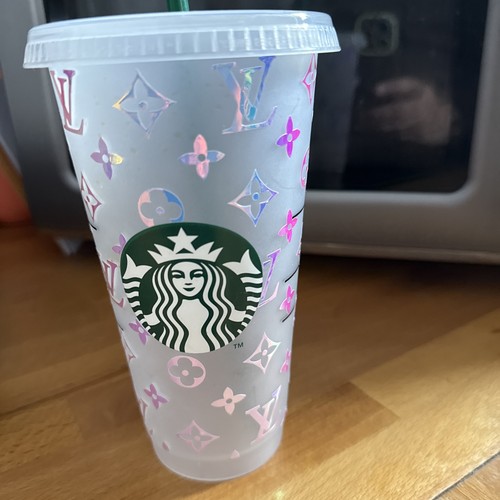 Plastic starbucks cup - plastic,