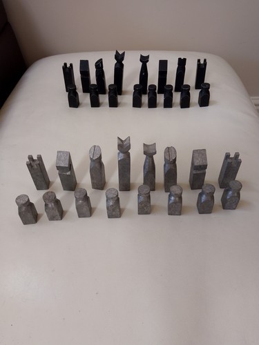 Satellite metal chess set - satellite,