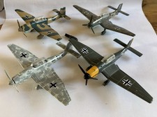 4 VINTAGE DIECAST DINKY TOYS LUFTWAFFE JUNKERS JU87B STUKA WW2 FIGHTER PLANES