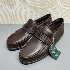 marks and spencer Mens Brown Leather Loafers Size 7.5 St Michael’s Shoes