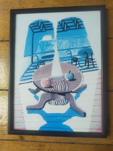 David hockney print - david,