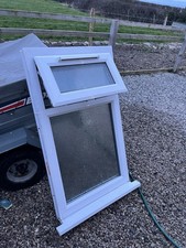 UPVC White Window with Top