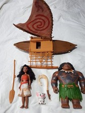 Disney Moana Dolls and Boat Playset