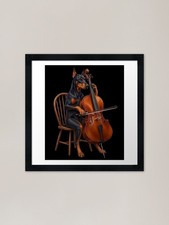 Doberman Pinscher Playing