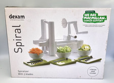 Spiralizer 3 Blade Vegetable Spiral Slicer Handheld Heavy Duty Potato Pasta Food