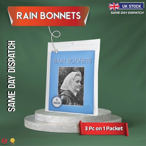 Clear rain hat ladies hair - clear,