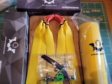 Snipersling .70 Yellow OTT 23/18 Flat Catapult Bands x3 Slingshot Elastic 160AL