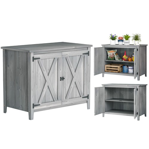 Outsunny wooden garden shed - outsunny,