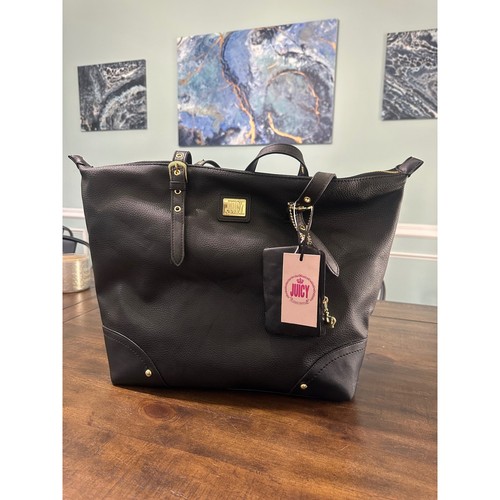 Juicy couture black pebbled - couture,