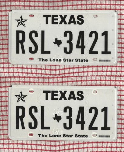 Texas black white pair of - texas, &