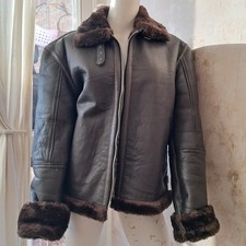 Brown Sheepskin Flying JKT