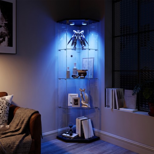 Glass display cabinet - cabinet, corner