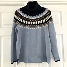 M&S Jumper Blue Nordic