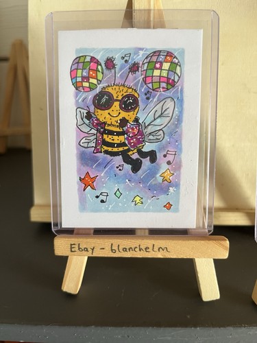Blanchelm aceo original ooak - aceo,