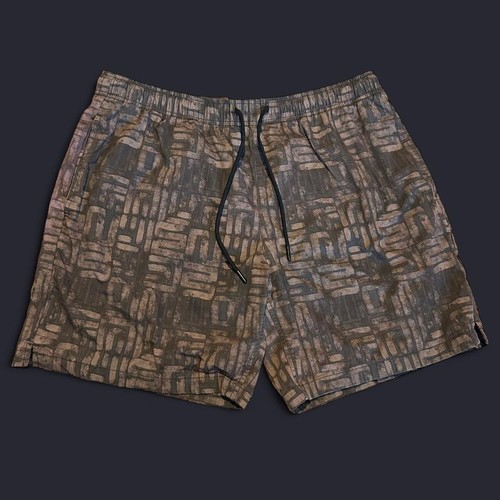 Zara brown patterned swim - brown,