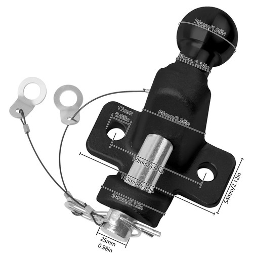 Tow bar ball - bar, pin