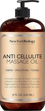 New York Biology anti Cellulite Massage Oil 240 Ml – Made with 100% Natural Oils