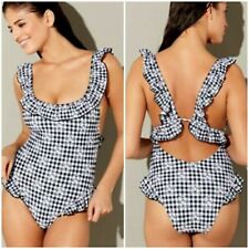 FROST FRENCH FLOOZIE GINGHAM PRINT  SIZE  16  SWIMSUIT  BNWT