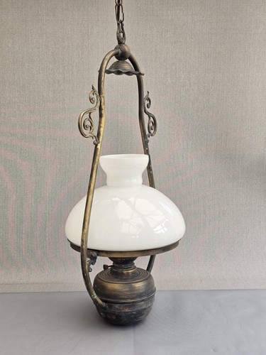 Victorian brass hanging - brass,