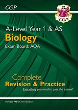 A-Level Biology: AQA Year 1 & AS Complete Revision & Practice... - CGP Books