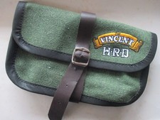 VINTAGE VINCENT HRD TOOL POUCH AND WIPER PART NUMBER K17