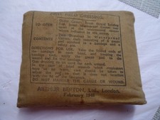 WWII BRITISH ARMY FIRST FIELD