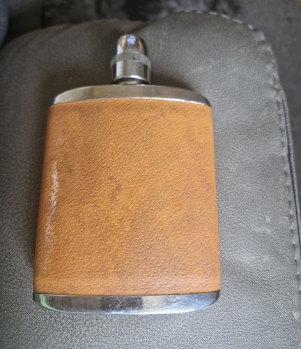 8oz stainless steel hip flask - 8oz,