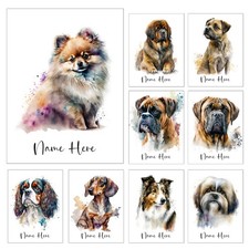 Dog personalised metal sign - dog,