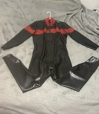 Men’s Large Latex Black/red