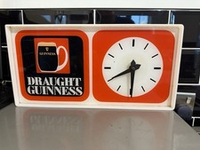 Vintage Draught Guinness Wall Clock Not Working