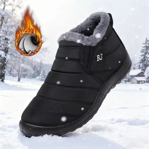 Men fur lined snow - men, ankle