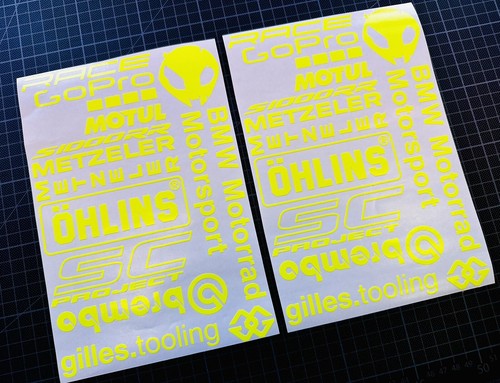 Sticker set pieces race - sticker, 24