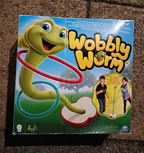 Spin master wobbly worm - master,