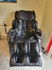 HOMCOM Reclining Leather Massage Chair  (Multifunctional Full Body)
