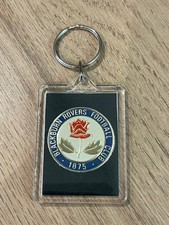 Vintage 1970’s Esso Foil team badge keyring handmade Blackburn Rovers 