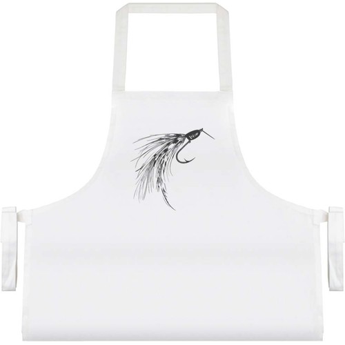 Fishing fly cooking apron - apron,