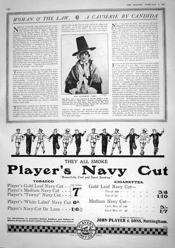 Antique old print - print, 1917