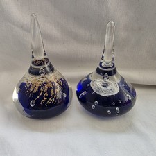 Pair of Vintage Deep Blue