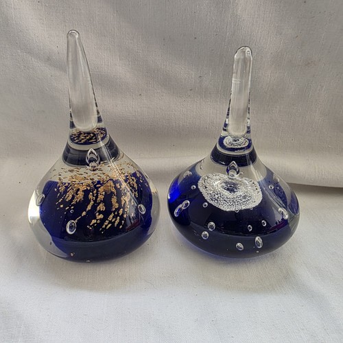 Pair vintage deep blue - pair, of
