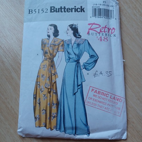 Retro butterick 1940 - butterick,