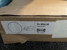 Ikea malm under bed drawers x2