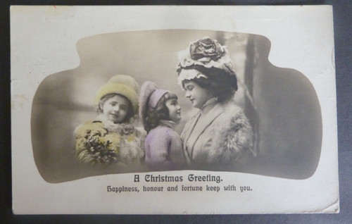 Christmas greeting vintage - a, greeting.